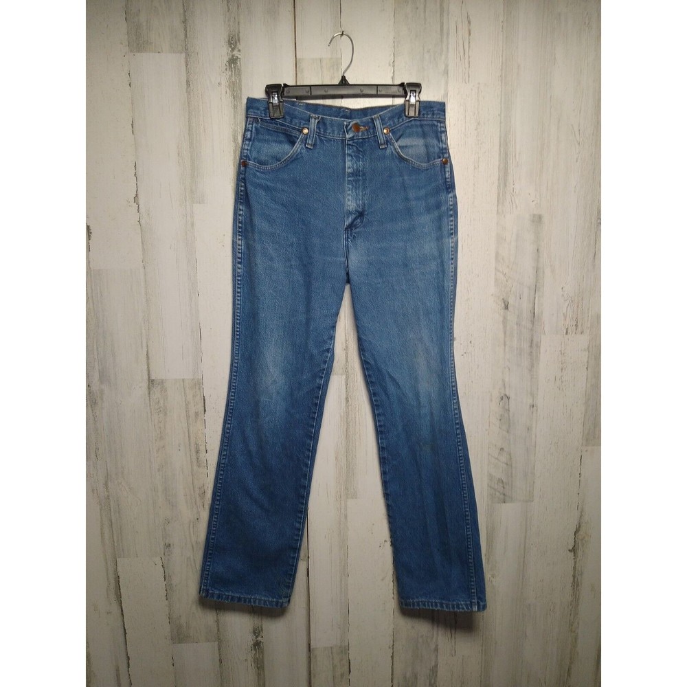 Wrangler 936 Cowboy Cut Rigid Slim Fit Jeans 33x32 (31x30 Actual)